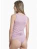 Walk Φανελάκι V-neck τοπ από bamboo με δαντέλα Σάπιο Μήλο W2207-1_61
