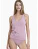 Walk Φανελάκι V-neck τοπ από bamboo με δαντέλα Σάπιο Μήλο W2207-1_61