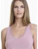 Walk Φανελάκι V-neck τοπ από bamboo με δαντέλα Σάπιο Μήλο W2207-1_61