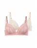 DORINA EMORY Σουτιέν 2τεμ. χωρίς ενίσχυση με μπανέλα Cup D-F FXWB0119LA182-2X0528 PINK/BEIGE