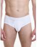 WALK Ανδρικό Βαμβακερό σλιπ με εσωτερικό λάστιχο Λευκό - Λευκό W1759-1_0101