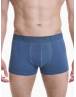 Walk Ανδρικό βαμβακερό μπόξερ με ανάγλυφο λάστιχο Μπλε σκούρο - Ραφ W1761-1_0307