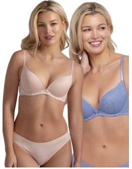 DORINA SONIA ΓΥΝΑΙΚΕΙΟ ΣΟΥΤΙΕΝ ΜΕ ΕΝΙΣΧΥΣΗ ΚΑΙ ΜΠΑΝΕΛΑ CUP-B 2ΤΕΜ. D17256LA052-2X0538 LILAC/PINK