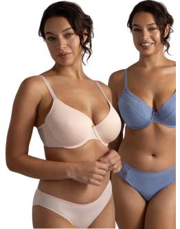 DORINA SONIA ΓΥΝΑΙΚΕΙΟ ΣΟΥΤΙΕΝ ΜΕ ΕΝΙΣΧΥΣΗ ΚΑΙ ΜΠΑΝΕΛΑ CUP-D-E 2ΤΕΜ. DCTT0022LA052-2X0538 LILAC/PINK