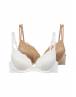 DORINA Origins Shiny Micro ΓΥΝΑΙΚΕΙΟ ΣΟΥΤΙΕΝ CUP-B 2ΤΕΜ. ΜΕ ΕΝΙΣΧΥΣΗ ΚΑΙ ΜΠΑΝΕΛΑ FXPG0053MI127-2X0527 IVORY/BEIGE