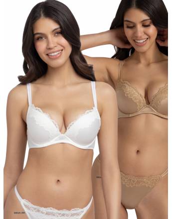 DORINA Origins Shiny Micro ΓΥΝΑΙΚΕΙΟ ΣΟΥΤΙΕΝ CUP-B 2ΤΕΜ. ΜΕ ΕΝΙΣΧΥΣΗ ΚΑΙ ΜΠΑΝΕΛΑ FXPG0053MI127-2X0527 IVORY/BEIGE
