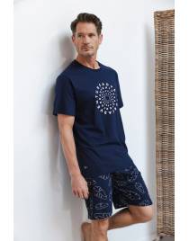 Pastunette Adventure Ανδρική πιτζάμα 132261-500-2-520 Mπλε SS2026