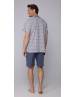 Pastunette Gray Melee Ανδρική πιζάμα 132261-532-1-920 Dark Grey SS2026