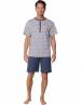Pastunette Gray Melee Ανδρική πιζάμα 132261-532-1-920 Dark Grey SS2026