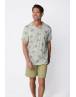 Pastunette Fresh Ανδρική πιτζάμα 132261-522-1-700 Light Green SS2026