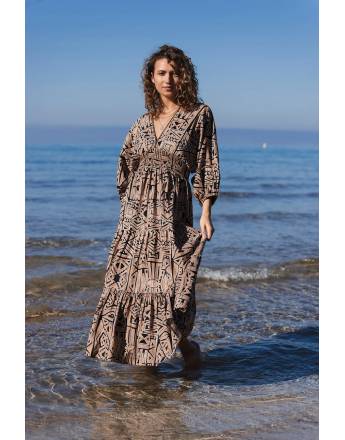 Pastunette Glam Φόρεμα Θαλάσσης 311261-306-1-160-40 Brown SS2026