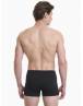 Walk Βαμβακερό Ανδρικό μπόξερ με εσωτερικό λάστιχο (2 τμχ.) Μαύρο - Μαύρο W1760-1_0202