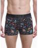 Walk Βαμβακερό Ανδρικό μπόξερ με σχέδιο W1754-13_MULTI Multicolor