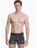 Walk Βαμβακερό Ανδρικό μπόξερ με σχέδιο W1754-13_MULTI Multicolor
