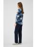 MINERVA Blue Floral Γυναικεία Πυτζάμα με Πατιλέτα 90-53445-393 MARIN-RAF A/O AW 2026-27
