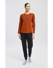 MINERVA Coffee Γυναικεία Πυτζάμα 90-53475-857 CAMEL AW 2026-27