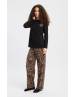 MINERVA Floral- Animal Γυναικεία Πυτζάμα 90-53518-405 BLACK-BROWN LEOPARD AW 2026-27