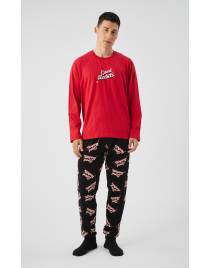 MINERVA Good Habits Ανδρική Πυτζάμα 90-71459-99 RED CHILI AW 2026-27