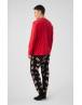 MINERVA Good Habits Ανδρική Πυτζάμα 90-71459-99 RED CHILI AW 2026-27