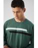 Minerva Stripes Ανδρική Πυτζάμα 90-71468-873 GREEN DARK AW 2026-27