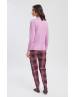 MINERVA Dream Καρό Γυναικεία Πυτζάμα 90-53424-630 LILAC AW 2026-27