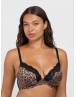 Dorina Origins Animal Non Padded Σουτιέν με μπανέλα , χωρίς ενίσχυση Cup D-E FXPG0076MI127-PR0018 Animal Black
