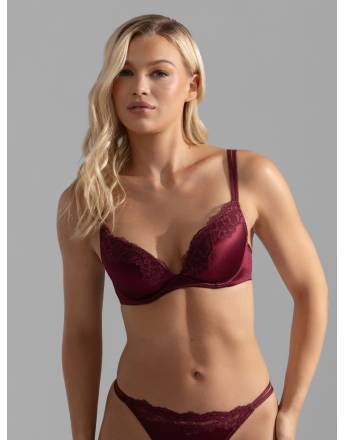 Dorina Origins Shiny Micro Push Up Σουτιέν με ενίσχυση και μπανέλα Cup-B FXPG0053MI127-RD0012 RED
