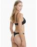 Walk Τάνγκα από δαντέλα και microfiber Μαύρο W2041-2_02