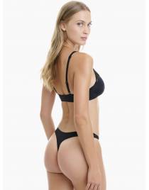 Walk Τάνγκα από δαντέλα και microfiber Μαύρο W2041-2_02