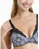 Walk σουτιέν με ενισχυμένα cups και δαντέλα Multicolor W2243_MULTI