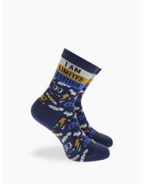 Walk Βαμβακερές κάλτσες με σχέδιο limited edition Mπλε ανοικτό W132-14_04