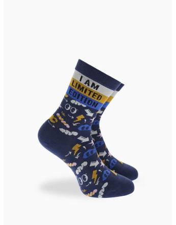 Walk Βαμβακερές κάλτσες με σχέδιο limited edition Mπλε ανοικτό W132-14_04