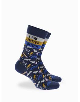 Walk Βαμβακερές κάλτσες με σχέδιο limited edition Mπλε ανοικτό W1064-40_04