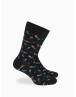 Walk Ανδρικές Κάλτσες από bamboo με σχέδιο veggies Μαύρο W304-51_02