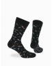 Walk Ανδρικές Κάλτσες από bamboo με σχέδιο veggies Μαύρο W304-51_02