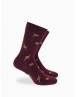 Walk Ανδρικές Κάλτσες από bamboo με σχέδιο olives Γκρενά W304-52_27