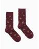 Walk Ανδρικές Κάλτσες από bamboo με σχέδιο olives Γκρενά W304-52_27
