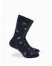 Walk Ανδρικές Κάλτσες από bamboo με σχέδιο olives Μπλέ W304-52_75