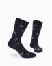 Walk Ανδρικές Κάλτσες από bamboo με σχέδιο olives Μπλέ W304-52_75