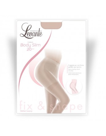 Levante Body Slim 20 - Καλσόν με Λαστέξ & Διαβαθμισμένη Συμπίεση - Fix & Shape