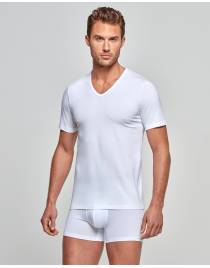 IMPETUS ΑΝΔΡΙΚΗ ΦΑΝΕΛΛΑ V-NECK T-SHIRT COTTON STRETCH REF.: 1351021