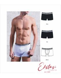 Sergio Tacchini Boxer Ανδρικό 9008 SET 3 X Boxer ΜΑΥΡΟ-ΛΕΥΚΟΙ-ΜΠΛΕ
