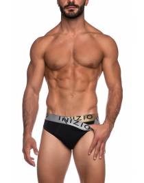 INIZIO ΑΝΔΡΙΚΟ ΣΛΙΠ ΜΕ ΕΞΩΤΕΡΙΚΟ ΜΟΝΤΕΡΝΟ ΛΑΣΤΙΧΟ 2 PACK ΜΑΥΡΟ/ΧΡΥΣΟ/ΑΣΗΜΙ 4302