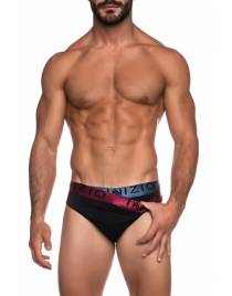 INIZIO ΑΝΔΡΙΚΟ ΣΛΙΠ ΜΕ ΕΞΩΤΕΡΙΚΟ ΜΟΝΤΕΡΝΟ ΛΑΣΤΙΧΟ 2 PACK ΜΑΥΡΟ/ΤΖΙΝ/ΜΠΟΡΝΤΟ 4303