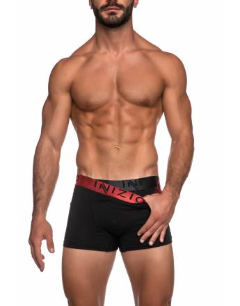 INIZIO ΑΝΔΡΙΚΟ BOXER ΜΕ ΕΞΩΤΕΡΙΚΟ ΜΕΤΑΛΙΖΕ ΛΑΣΤΙΧΟ 2 PACK ΜΑΥΡΟ/ΚΟΚΚΙΝΟ 4406