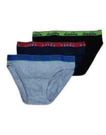 DIADORA 3 SLIPS FOR MEN DUP 5047 ΜΑΥΡΟ-ΓΚΡΙ-ΜΠΛΕ