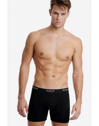 WALK MEN'S BOXER BASIC ΣΕΤ 2ΤΜΧ ΕΞΩΤΕΡΙΚΟ ΛΑΣΤΙΧΟ ΜΑΚΡΥ ΠΟΔΙ W1764