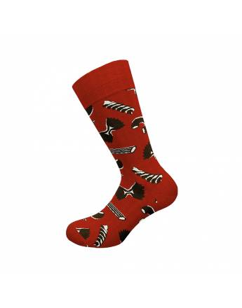 WALK ΑΝΔΡΙΚΗ ΚΑΛΤΣΑ ΜΕ ΣΧΕΔΙΟ ΒΑΜΒΑΚΕΡΗ W1064-15 48. ΚΟΡΑΛΙ