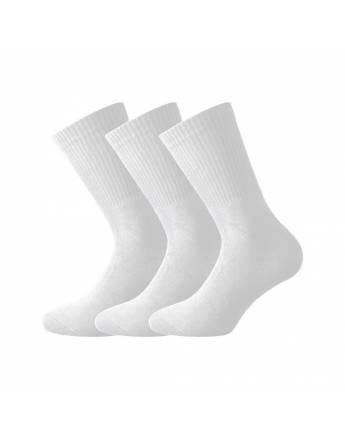 WALK ΑΝΔΡΙΚΕΣ ΒΑΜΒΑΚΕΡΕΣ ΑΘΛΗΤΙΚΕΣ ΚΑΛΤΣΕΣ ΣΕΤ 3 ΖΕΥΓΗ V9900 ΛΕΥΚΟ