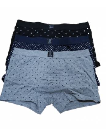 LANCETTI ΑΝΔΡΙΚΟ BOXER LB4391C ΠΟΥΑ ΜΑΥΡΟ-ΜΠΛΕ-ΓΚΡΙ